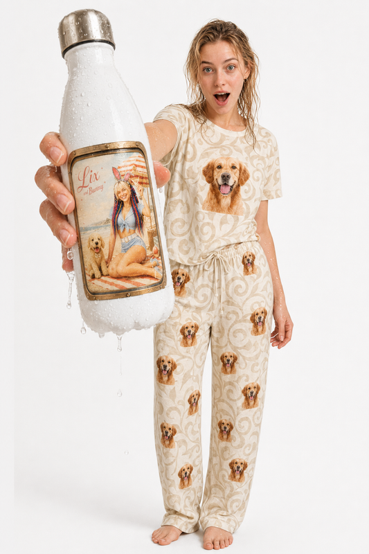 Borraccia Termica "Lix & Bunny in Beach" – Edizione Speciale