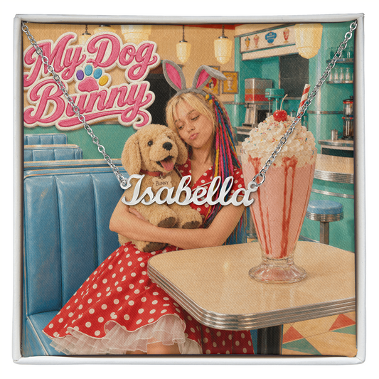 Collana Personalizzata con Nome "My Dog Bunny" Edition – Edizione Limitata