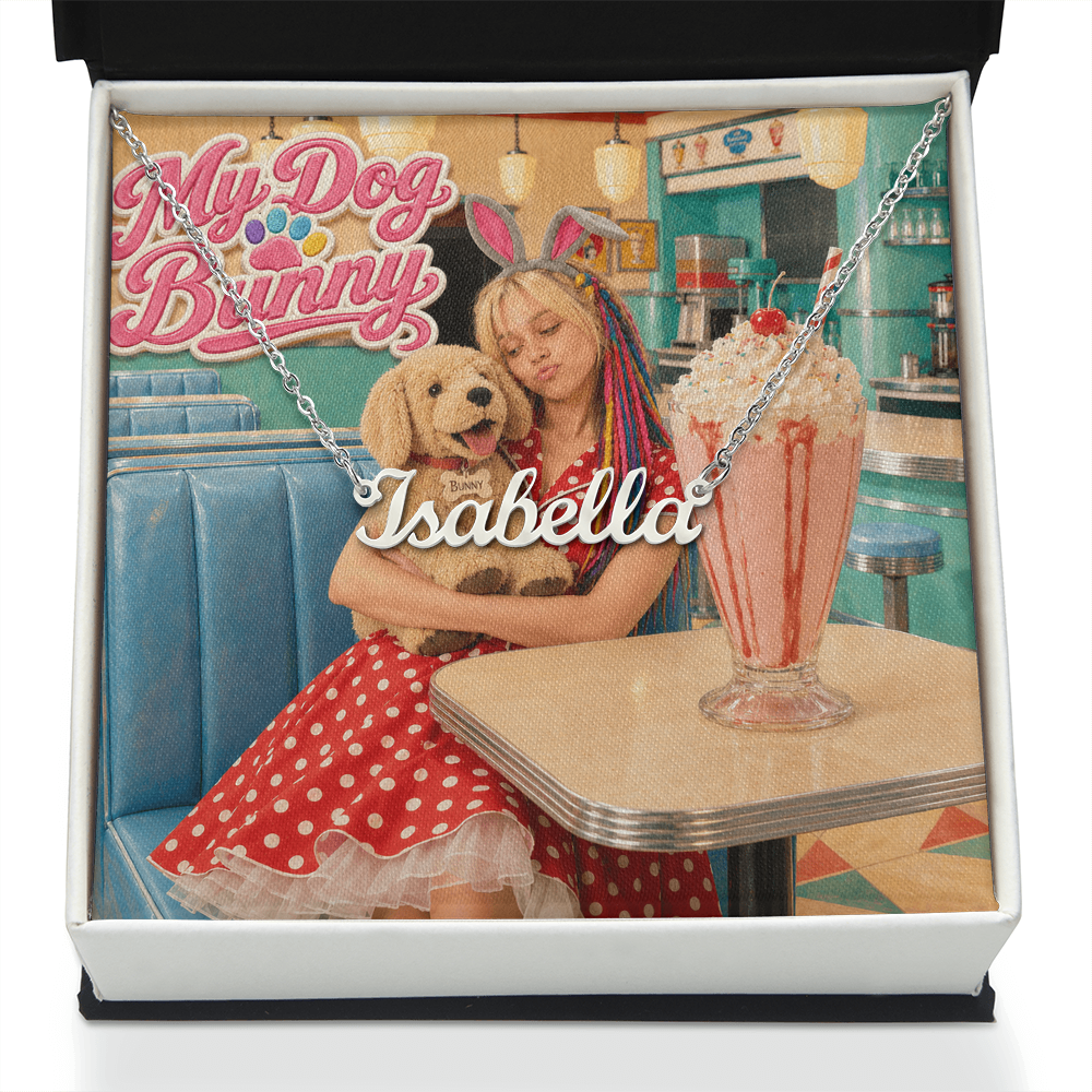 Collana Personalizzata con Nome "My Dog Bunny" Edition – Edizione Limitata