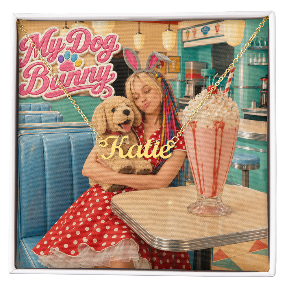 Collana Personalizzata con Nome "My Dog Bunny" Edition – Edizione Limitata
